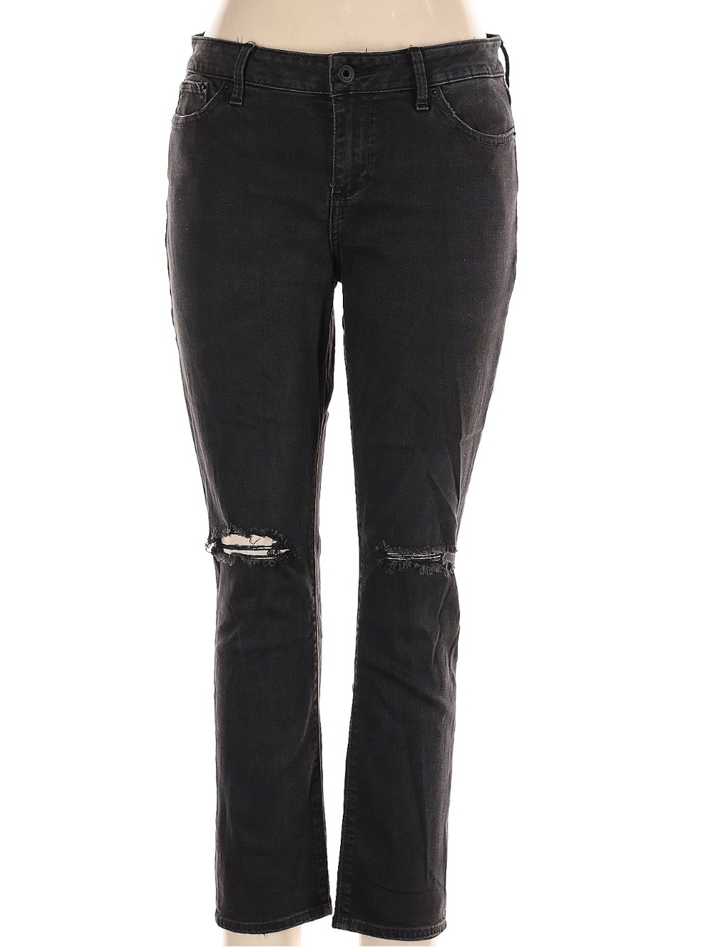 Lucky Brand Black Denim Jeans with Branded Button
